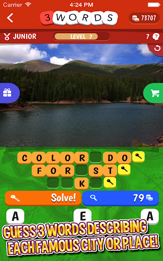 【免費拼字App】3 Words: Geography-APP點子