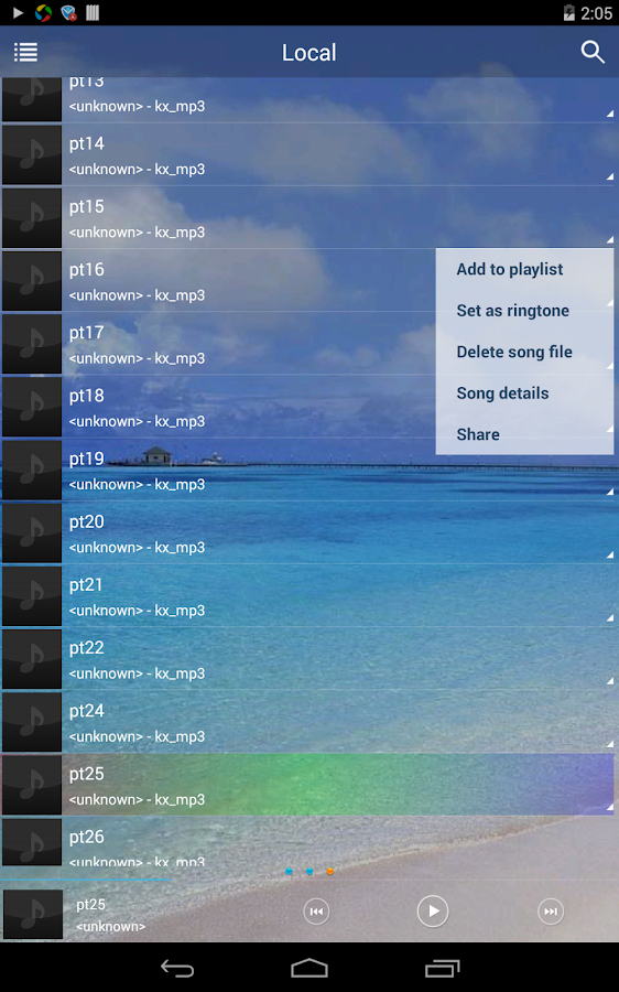 Music Player + - screenshot