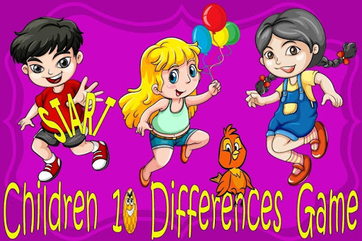 Children 10 Differences Game