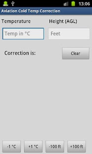 Aviation Cold Temp Correction