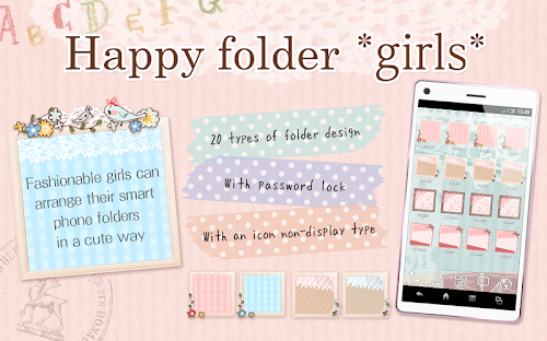 Android application Happy folder *girls* screenshort
