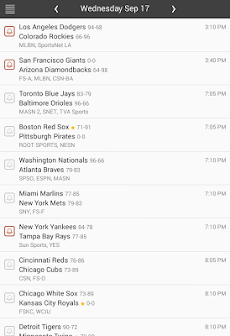 MLB Baseball Schedule & Scoresのおすすめ画像1