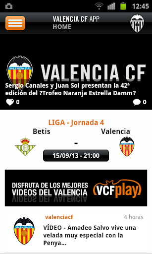 Valencia CF App