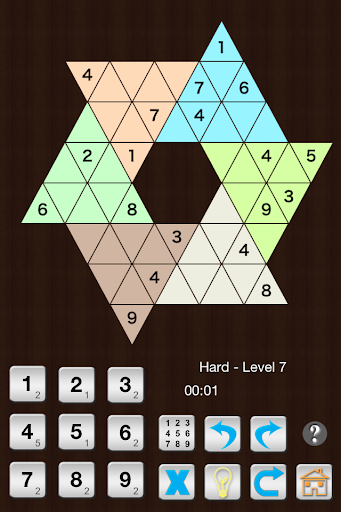 【免費解謎App】Star Sudoku six large triangle-APP點子