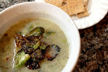 Brussel Sprout and Broccoli Soup