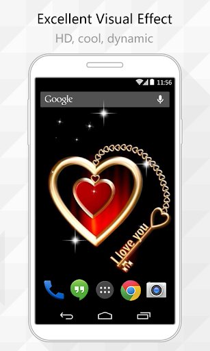 Lock My Heart Live Wallpaper