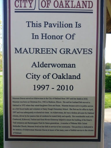 Maureen Graves Dedication