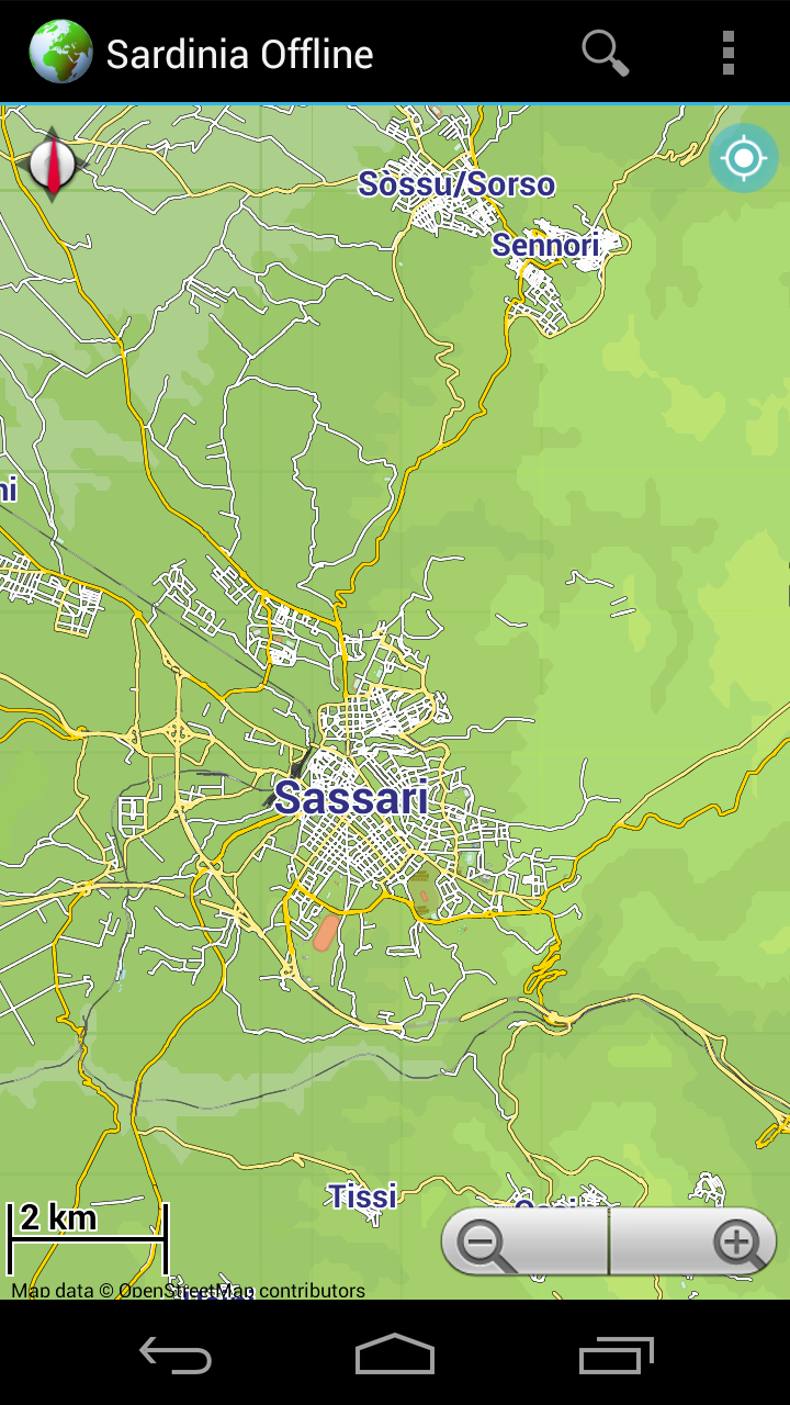 Offline Map Sardinia, Italy Screen 2