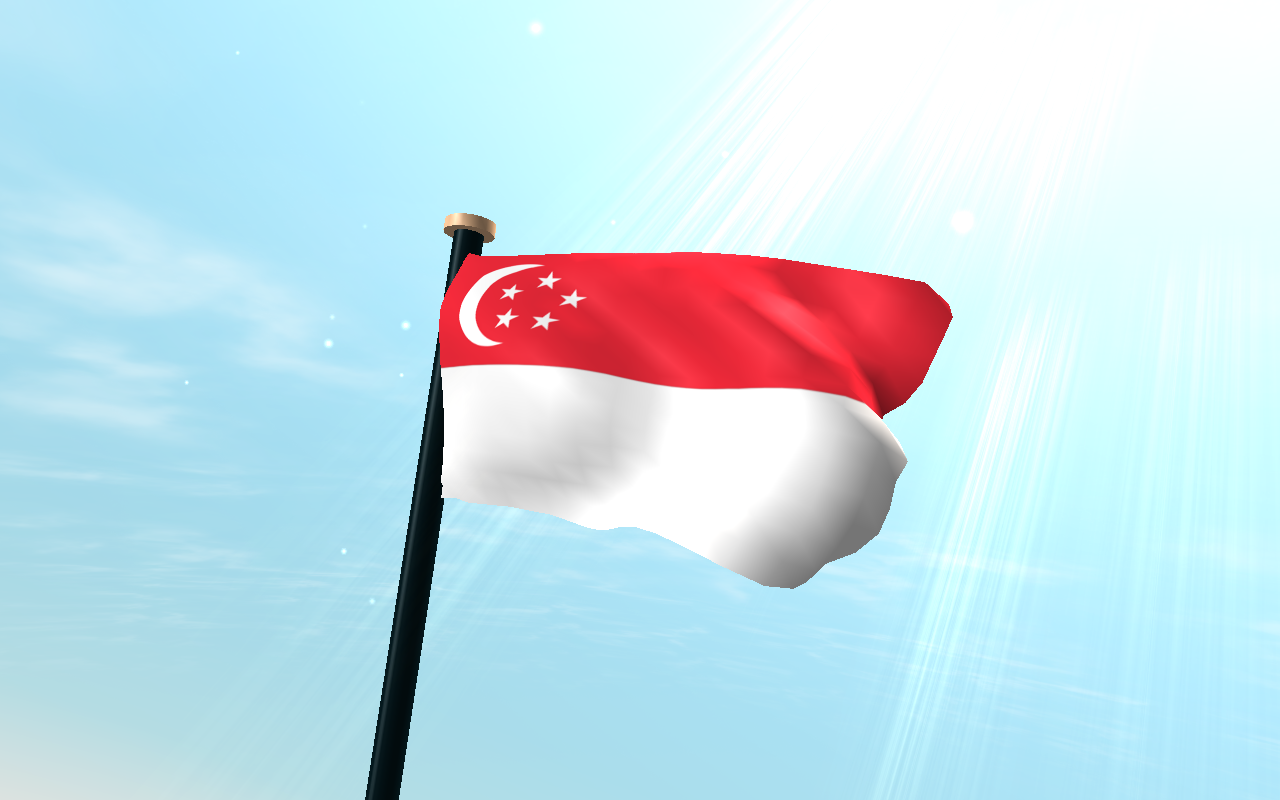Singapura Bendera 3D Gratis - Apl Android di Google Play