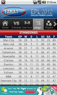 EPL Live by FanXT Screenshots 2