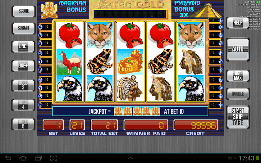 Aztec Gold Screen 1