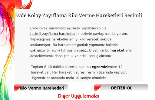 Evde Kolay Zayıfla Kilo Ver