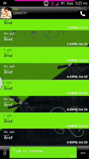 【免費個人化App】Simply Lime GO SMS PRO Theme-APP點子