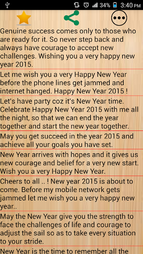 New Year Share