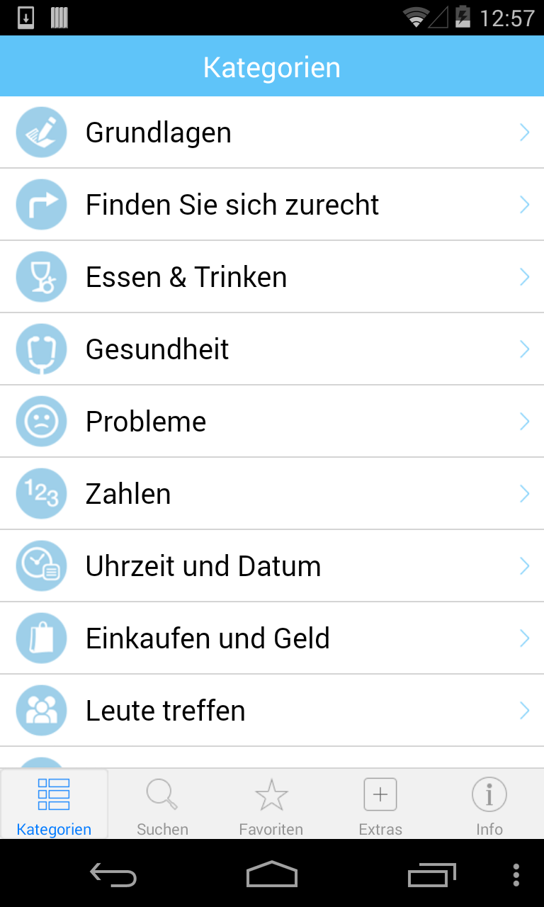 Android application Greek Translation with Audio screenshort