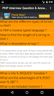 PHP Interview Question Answers Screenshots 1