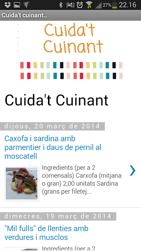 Cuida't cuinant. Cuina i salut