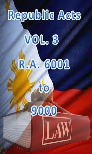 Philippine Laws - Vol. 3