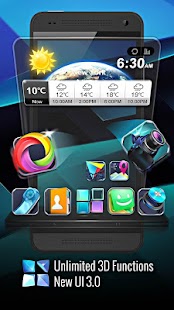 Next Launcher 3D Shell Lite - screenshot thumbnail