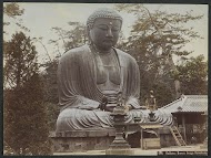 Daibutsu (“Grote Buddha”), bronzen beeld in de Kotoku-in Tempel in Kamakura