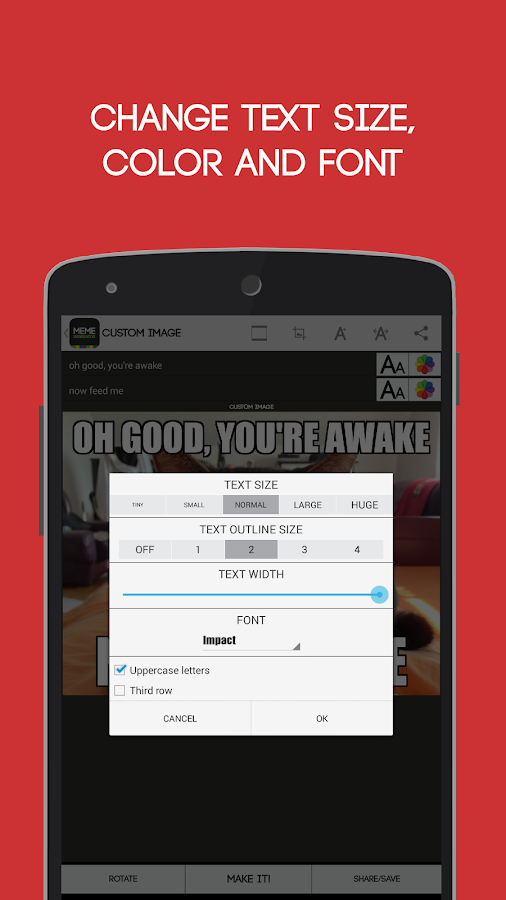 Meme Generator - screenshot
