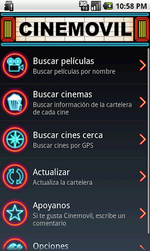 Cine Movil: Cartelera en Perú