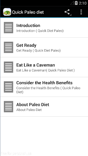 Quick Paleo Diet