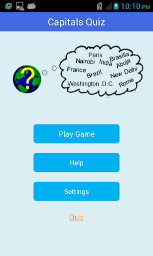 【免費益智App】Capitals Quiz-APP點子