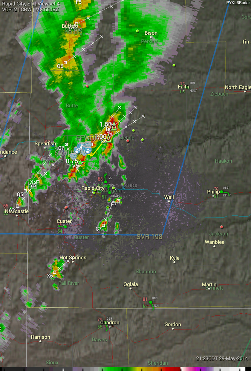 PYKL3 Radar (USA NEXRAD/TDWR) Screen 1
