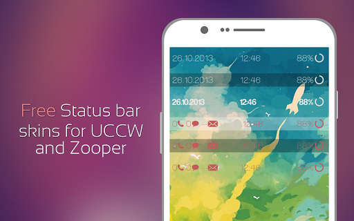 Six Status Bars for Zooper