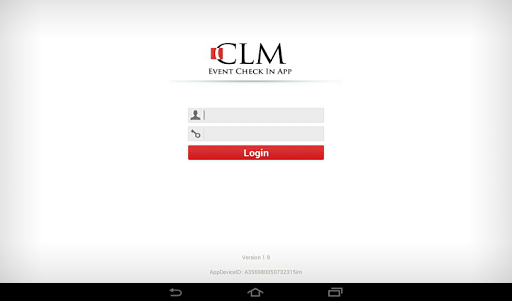 CLM Event Check-In