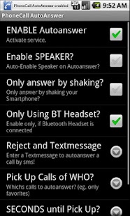 Free PhoneCall Auto Answer Manager APK for Android
