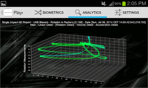 PlayerMD Biometric Platform Screenshots 21