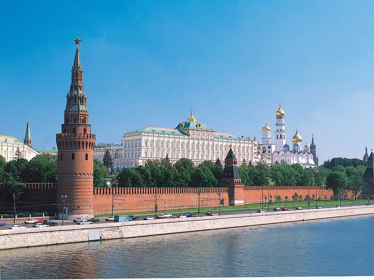 Uniworld-River-Victoria-Moscow-Kremlin - Cruise the imperial waterways of Russia, from Moscow to St. Petersburg — including closeup views of the Kremlin — aboard Uniworld's ship the River Victoria.