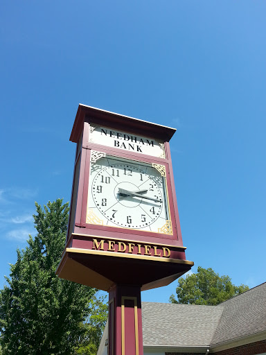 Medfield Clock by Needham Bank