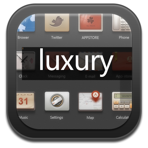 Luxury GO Launcher Theme 個人化 App LOGO-APP開箱王