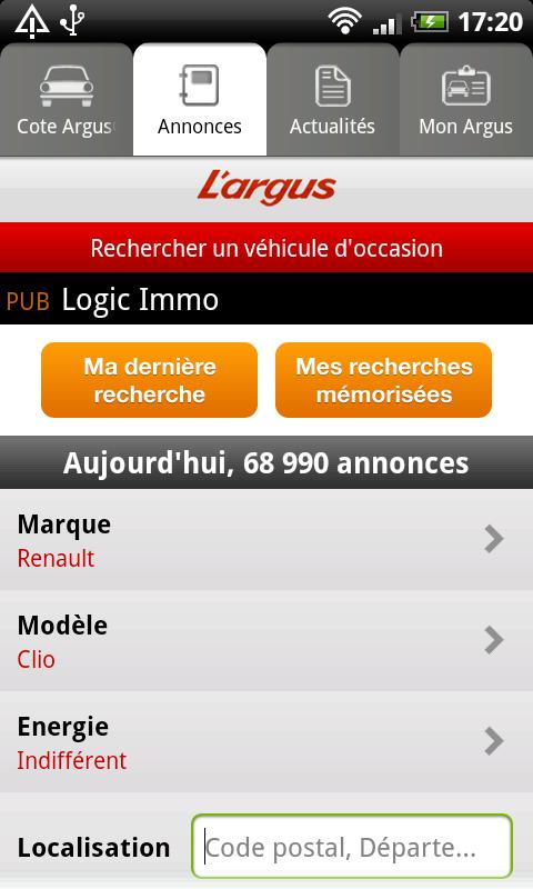 L’argus Screen 3