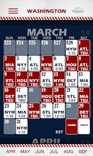Baseball PocketSked- Nationals Screenshots 5