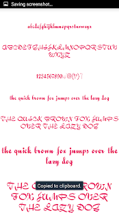 Color Fonts for FlipFont #5 - náhled