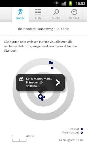 Swisscom Hotspot Locator