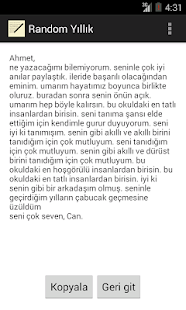 Free Random Yıllık Generator APK for PC