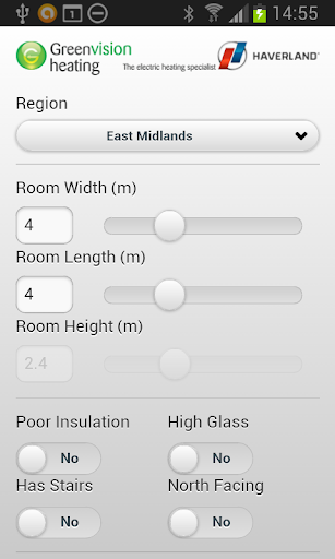 Haverland Room Calculator