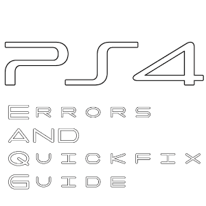 PS4 Error Guide 1.1