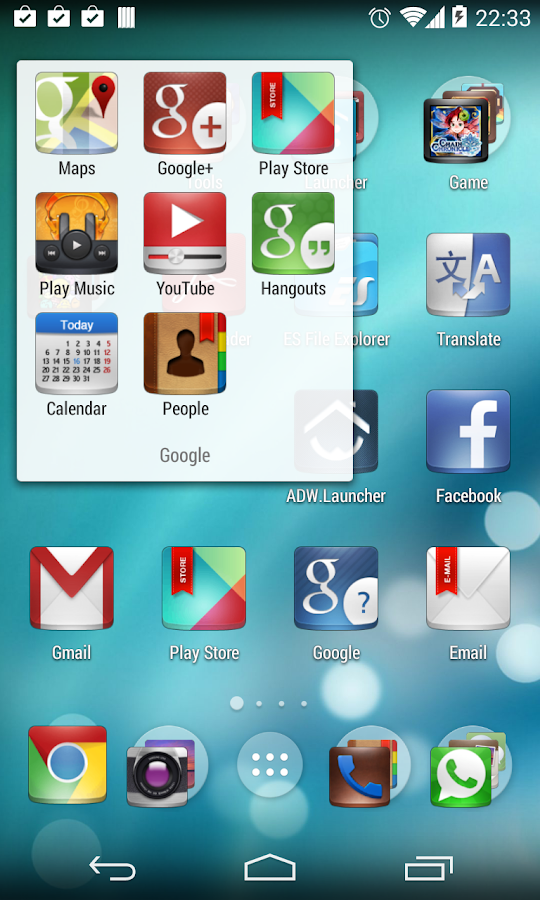 Kcin Launcher - support Kitkat - screenshot