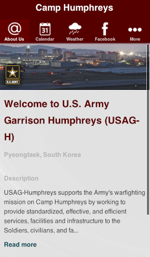 Camp Humphreys Mobile App