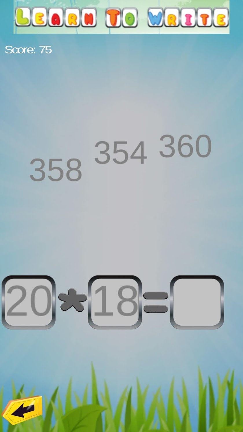 Math for Kids Screen 3