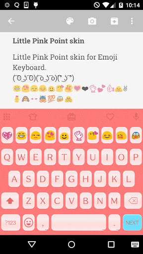 Little Pink Point Keyboard