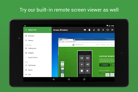 Unified Remote Screenshot