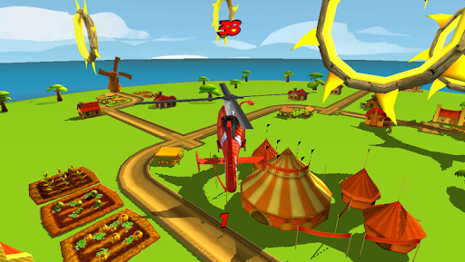 【免費賽車遊戲App】Helicopter Flying Race Game 3D-APP點子