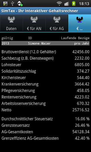 【免費財經App】SimTax Gehaltsrechner 2015-APP點子
